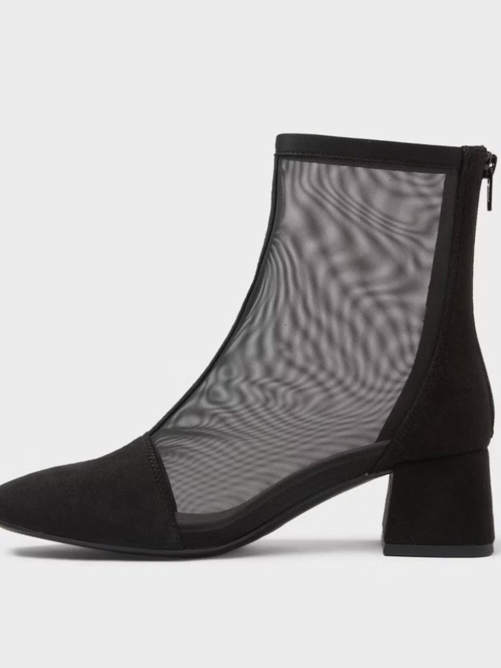 Women’s Celaena Mid-calf 1.75" Heel See-thru Boots Size 8 Black A New Day